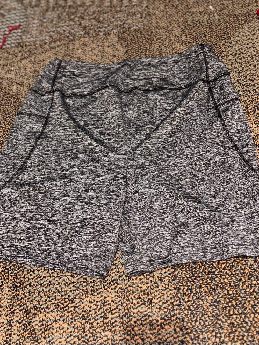 SHEIN Gray Marled Athletic Shorts